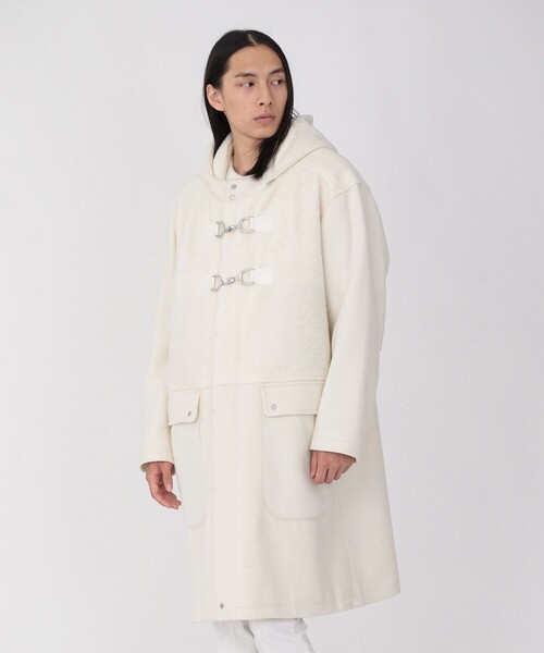 LOVELESS LOVELESS ラブレス Milior ビット ダッフルコート グリーン M