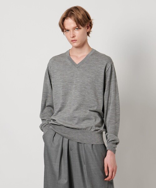 セール】＜LOEFF＞16ゲージ Vネック ニット（ニット/セーター）｜LOEFF