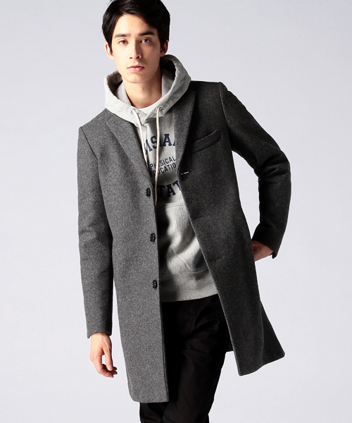 BEAMS（ビームス）の「BEAMS / メルトン チェスターコート（チェスター