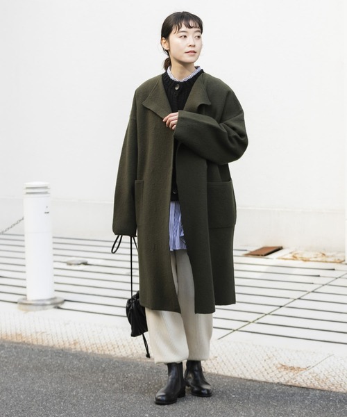 かぐれ（カグレ）の「ウールルーズガウンコート（その他アウター