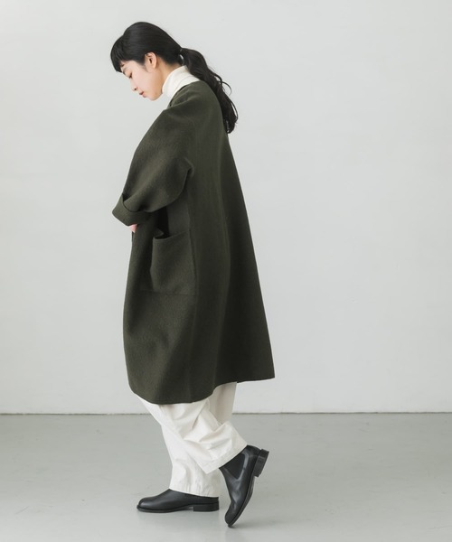 かぐれ（カグレ）の「ウールルーズガウンコート（その他アウター