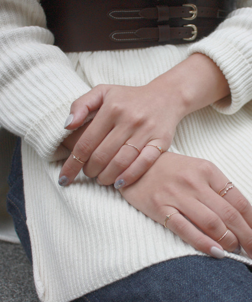 K10YG レイヤー クラフト リング（リング）｜Jouete（ジュエッテ）の