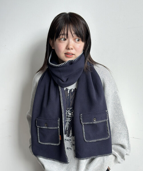 セール】ハンドステッチフリースマフラー（マフラー）｜CPCM（シーピー