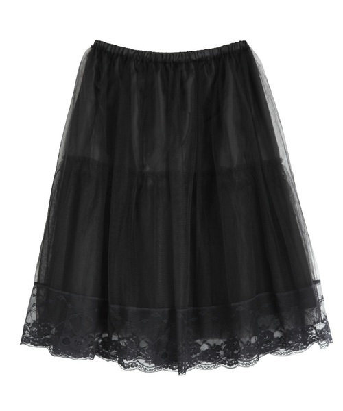axes femme（アクシーズファム）の「チュール使いパニエ（スカート