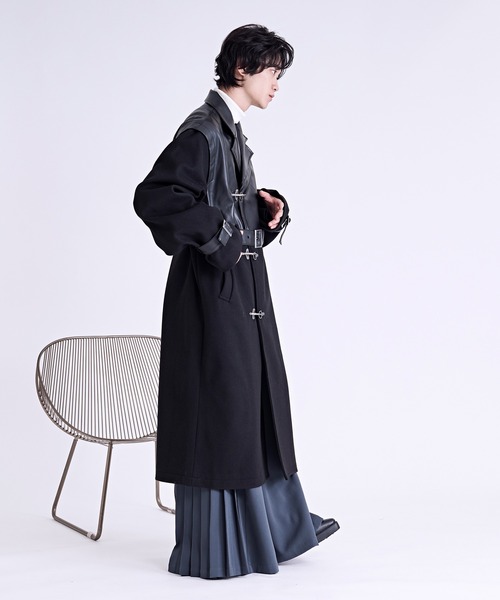 セール】ファイヤーフックキリカエロングコート/UNISEX（トレンチ