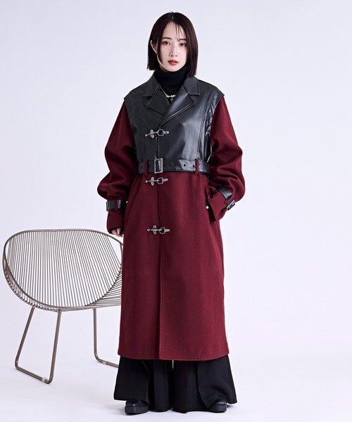 セール】ファイヤーフックキリカエロングコート/UNISEX（トレンチ