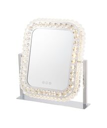 エルドラド ハリウッドミラー2 ホワイト 調光 調色 ライト付 メイク用