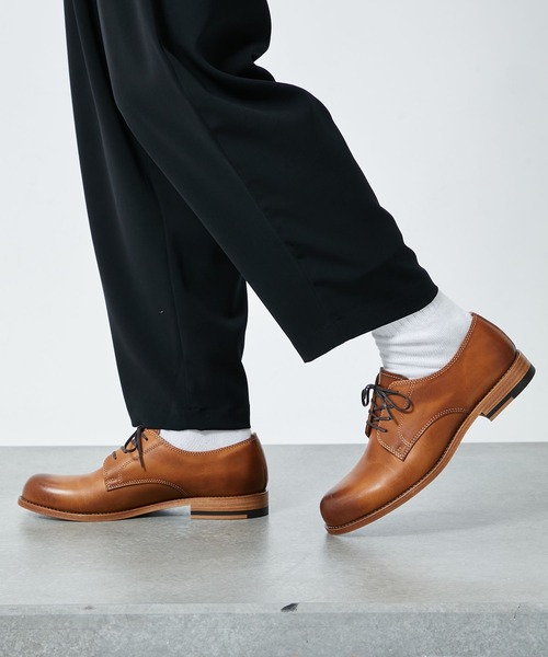PADRONE パドローネ / STUDIOUS限定 DERBY PLAIN TOE SHOES /ダービー