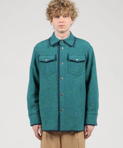 caban（キャバン）の「CABaN ウールフリース ステッチブルゾン