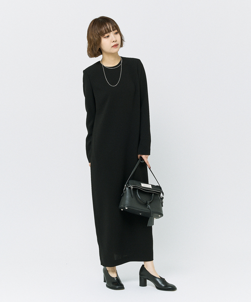 RE:ダブルクロスミニマルロングドレス7（ワンピース）｜HARDY NOIR