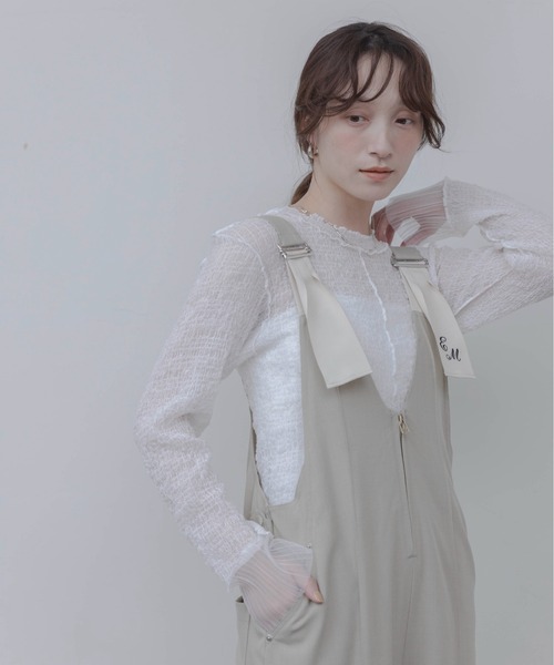 ペインターロゴ刺繍サロペット Eimee Law│Eimee Law & LHELBIE 公式