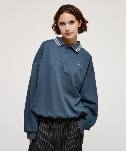 MOSS STITCH LONG POLO SHIRT / 鹿の子ロングポロシャツ（ポロシャツ