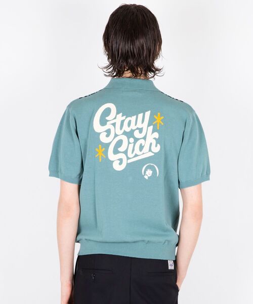 HYSTERIC GLAMOUR（ヒステリックグラマー）の「STAY SICK刺繍 ポロ衿