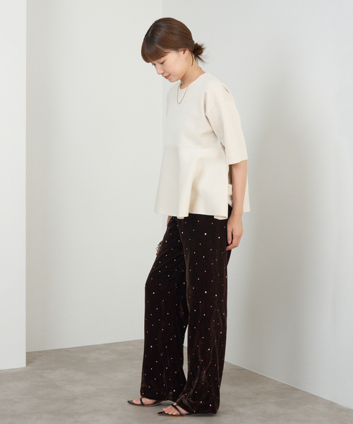 セール】COUTURE D'ADAM/クチュールドアダム Glitter PT ベロア