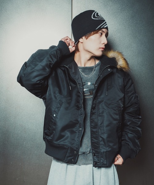 セール】ヘビーナイロン N-2B フライトジャケット（ミリタリー