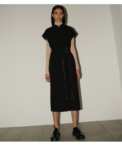 LE CIEL BLEU（ルシェルブルー）の「Collar Zip Up Dress（ワンピース