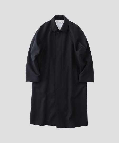 ATON / エイトン】SUPER 160S DOUBLE SAXONY BALMACAAN COAT