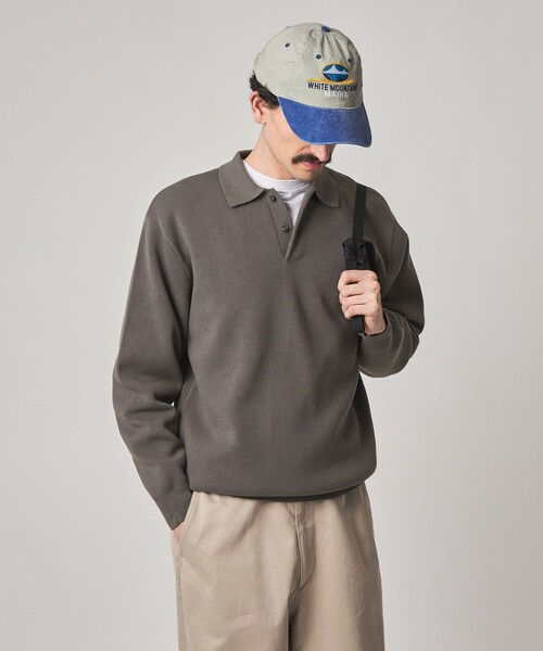 セール】＜Steven Alan＞ T/C ミラノリブ ポロカラー ニット（ニット