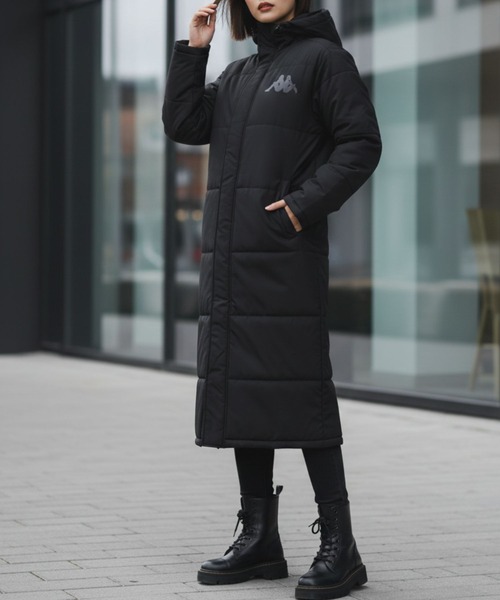 限定商品】中綿ベンチコート(ロング丈)（ダウンジャケット/コート