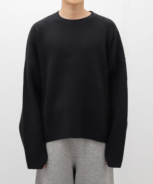 SEEALL / シーオール】OVERSIZED CREWNECK SWEATER（ニット/セーター