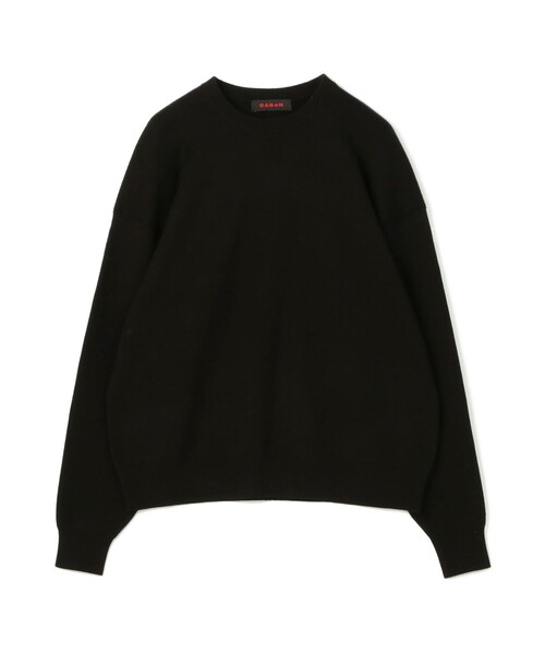 CABaN コットンカシミヤ クルーネックプルオーバー（ニット/セーター