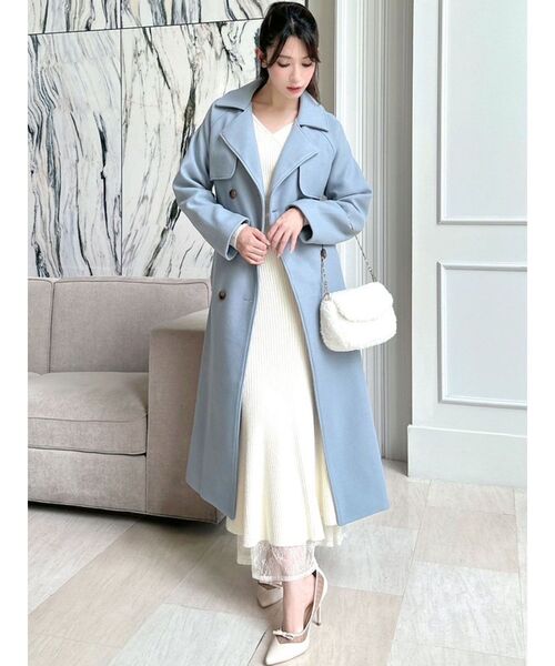 ウールライクロングコート（その他アウター）｜RESEXXY（リゼクシー