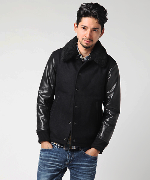 monkey ユナイテッドアローズ monkey time スタジャン サイズM 黒 time