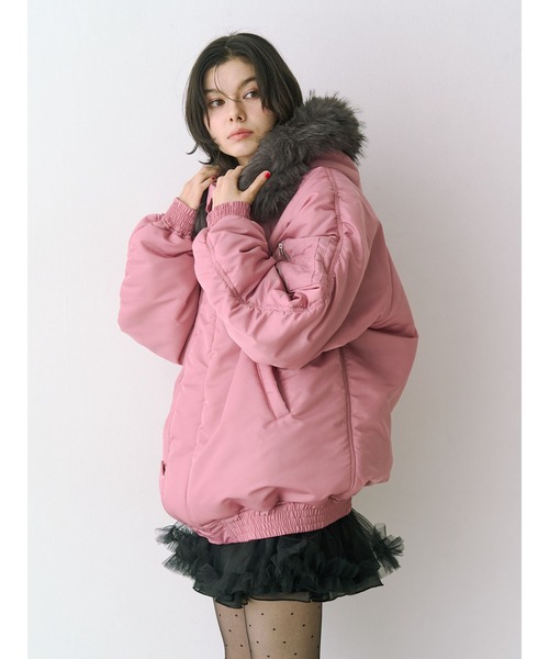 セール】ルーズN-2Bブルゾン ファーフード付き（ブルゾン）｜jouetie