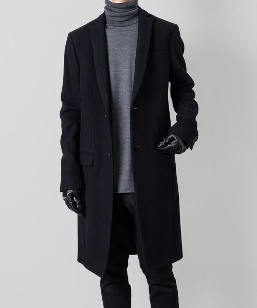 ENGLAND LAMB MELTON CHESTER COAT（チェスターコート）｜ato（アトウ