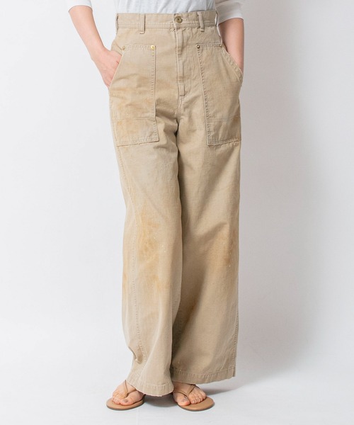 ムラ糸ダックワークパンツ | ジョンブル公式通販/JOHNBULL ONLINE STORE