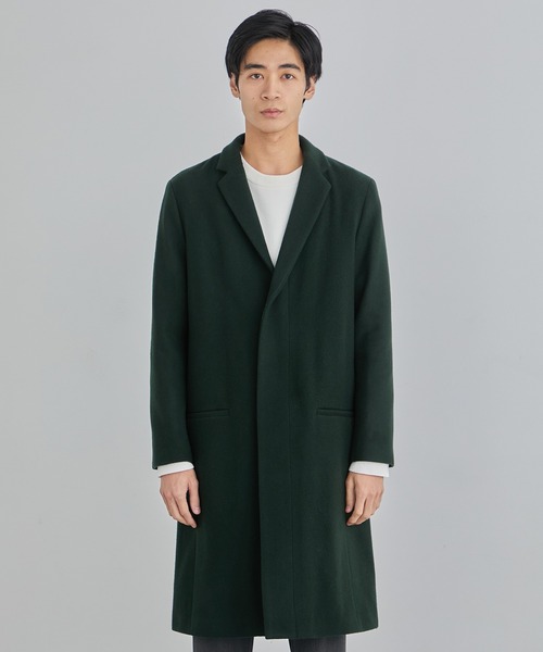 セール】【EC限定】スーパー100メルトンチェスターコート（チェスター