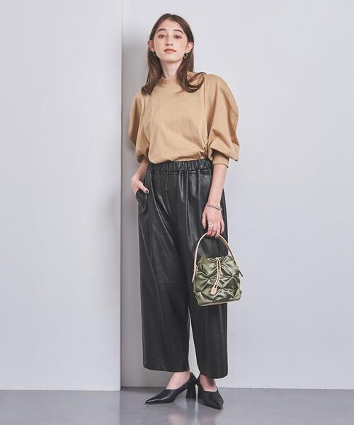 SACRA（サクラ）の「＜SACRA＞フェイクレザー パンツ（その他パンツ