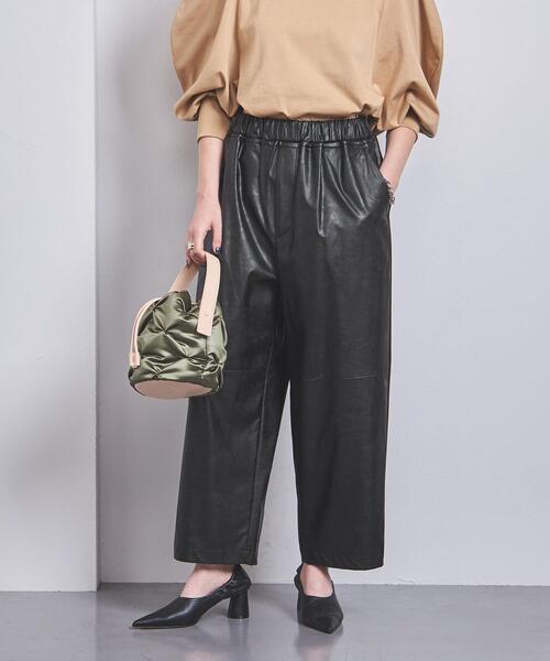 SACRA（サクラ）の「＜SACRA＞フェイクレザー パンツ（その他パンツ