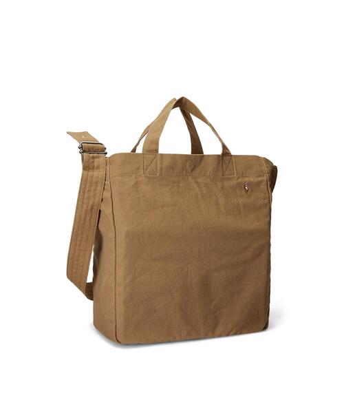 キャンバス ショッパー トート（トートバッグ）｜POLO RALPH LAUREN