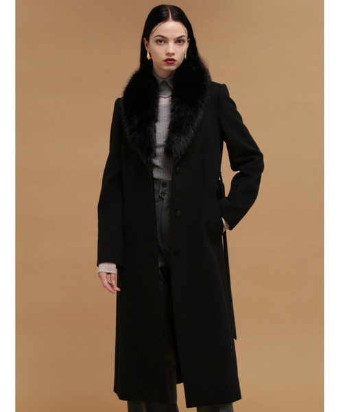 Bibiy ODETTE COAT ビックカラーコート ドットコート Bibiy ODETTE