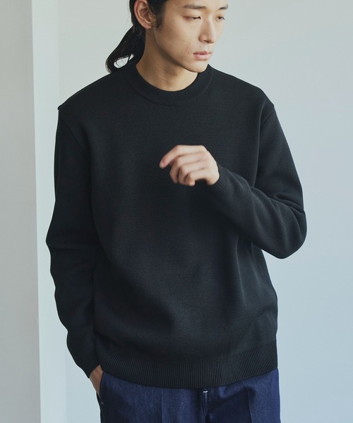 セール】バウンドウールミラノリブクルーニット（ニット/セーター