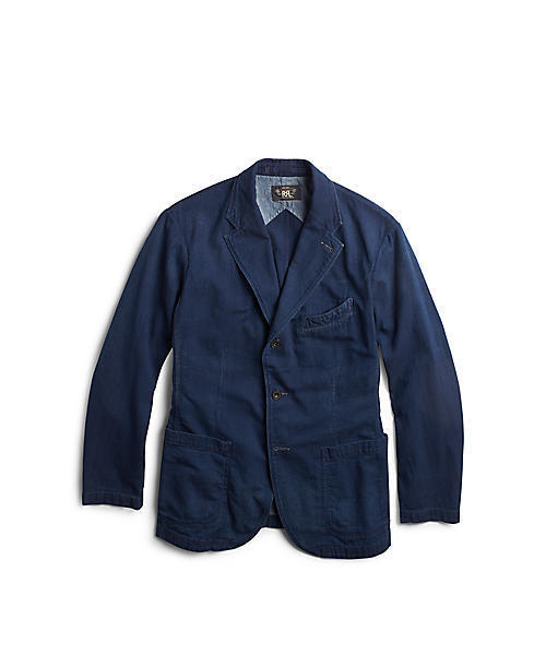 RRL（ダブル アール エル）の「インディゴ コットン スポーツコート