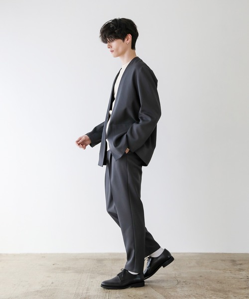 セットアップ3点セット】ノーカラー/ダブル/シングルテーラード