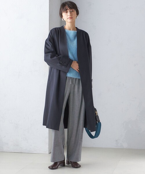 セール】MANTECO ノーカラー コート（ノーカラーコート）｜SHIPS