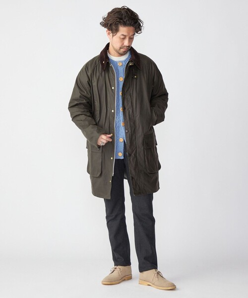 セール】【SHIPS別注】BARBOUR: 4oz ワックスドコットン GAMEFAIR