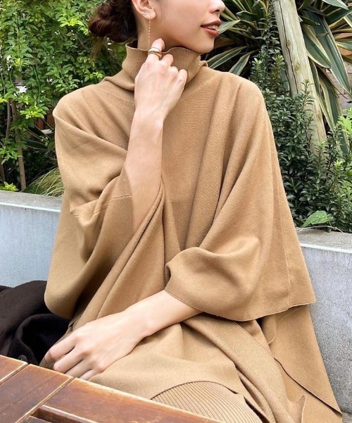 anuans（アニュアンス）の「ケープニット（ニット/セーター）」 - WEAR