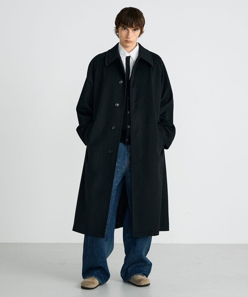カシミヤ ステンカラーコート（ステンカラーコート）｜EDITION