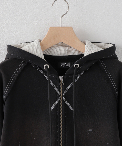 FAF (FAKE AS FLOWERS) / フェイク アス フラワーズ】AGED ZIP UP