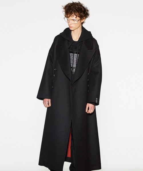 SHAREEF（シャリーフ）の「W FACE MELTON BIG COAT（チェスターコート