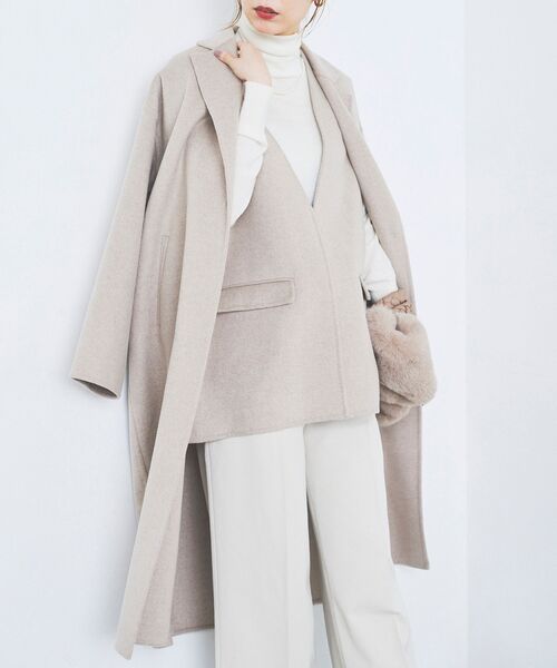 le.coeur blanc（ルクールブラン）の「リバーチェスターロングコート