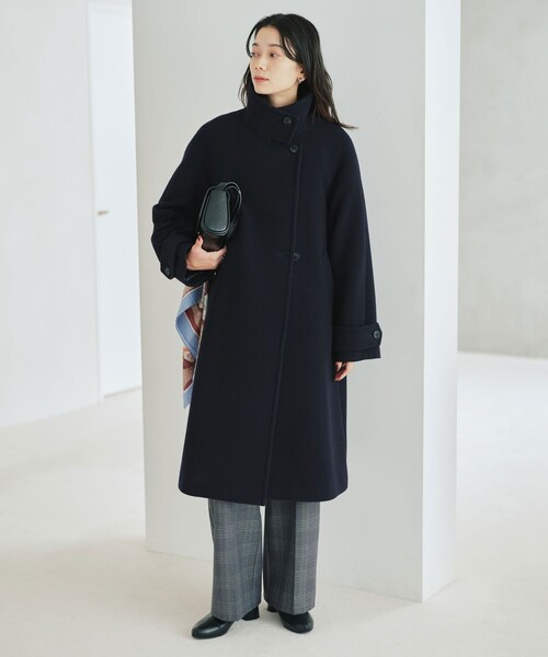 セール】［size SHORT/TALLあり］SENTDALE WOOL スタンドカラー ロング