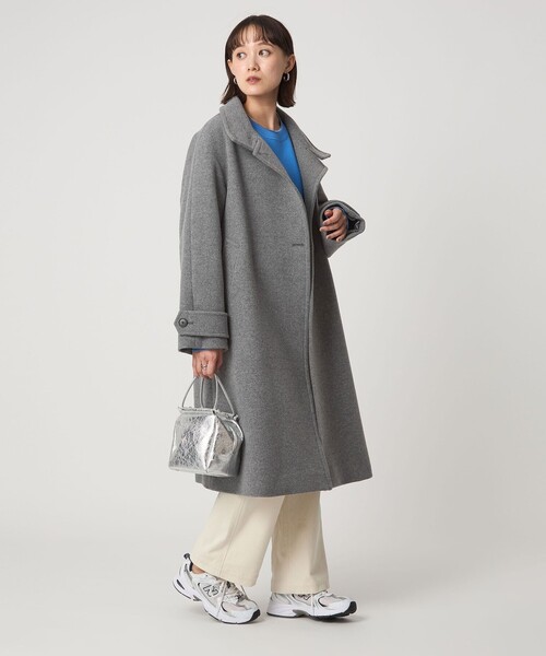 セール】［size SHORT/TALLあり］SENTDALE WOOL スタンドカラー ロング