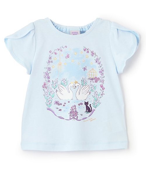 セール】【人気商品再入荷】【直営店で取り扱い無し】スワン花プリント