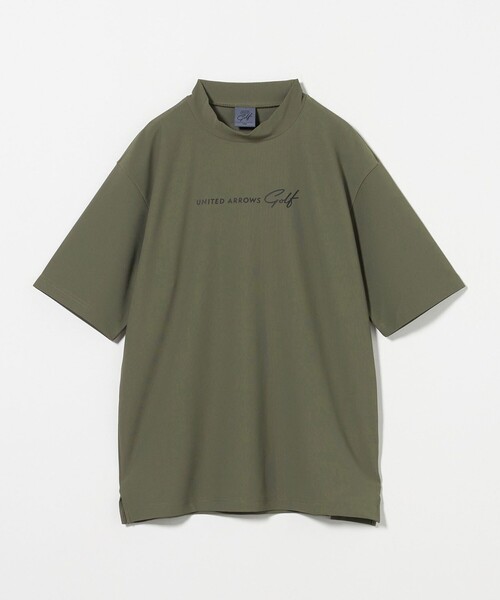 セール】メンズ ロゴ モックネック ポロシャツ（Tシャツ/カットソー