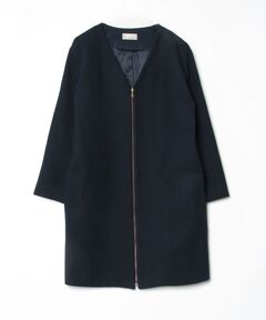 セール】ウールリバー ケープ ジャケット（ノーカラーコート）｜23区 S